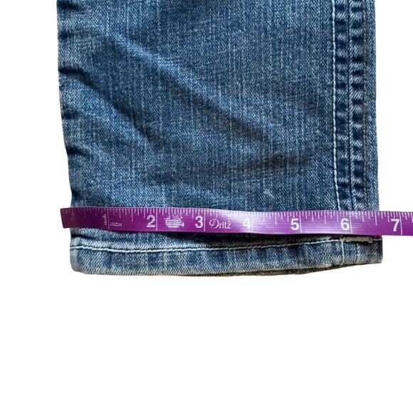 Tag Vintage Low Rise Straight Jeans Women's sz. 25 0 Blue Y2K 90s Retro - Picture 13 of 16